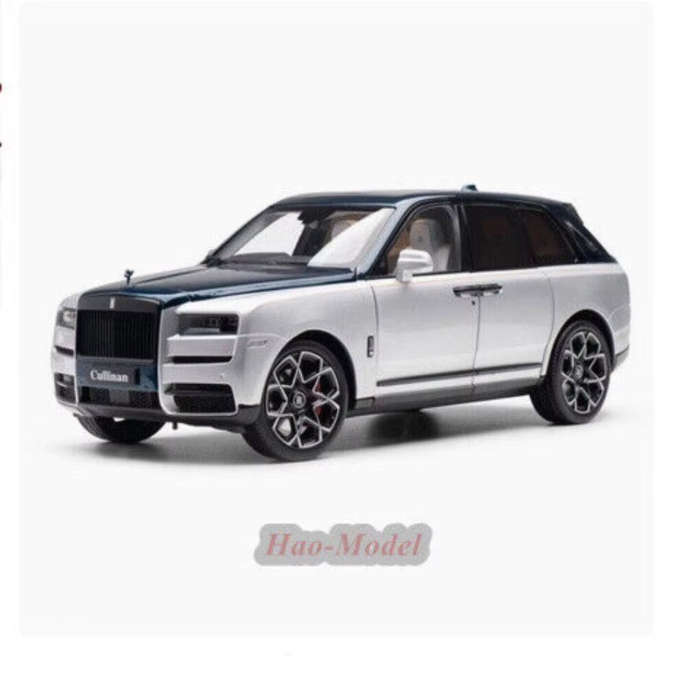 1/18 for Rolls-Royce Cullinan BB Alloy Diecast Model Car Kids Simulated Toys Boys Birthday Gifts Hobby Display Collection Black