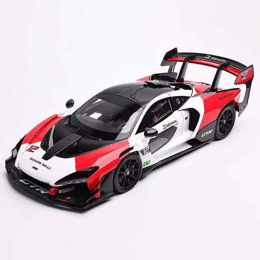 LCD 1:18 for Senna GTR Alloy Fully Open Model Ornament