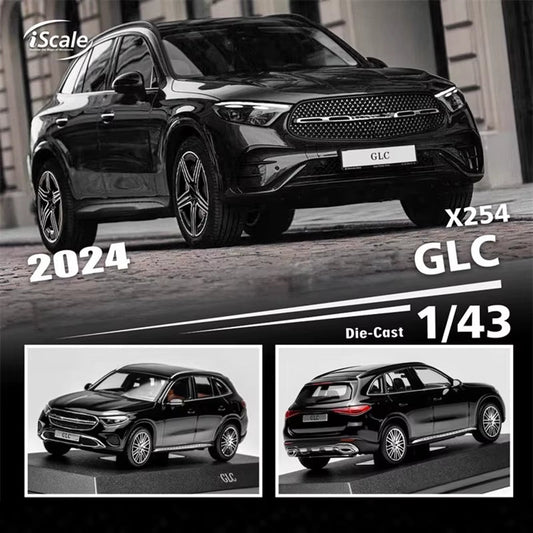 Iscale 1/43 for GLC C254 X254 SUV Off-Road Alloy Car Model Gift Ornament