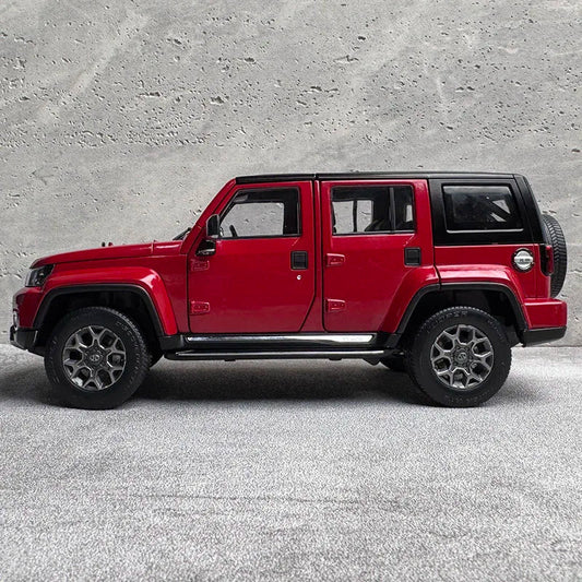Original Beijing BJ40 Car Model 2024 New SUV Off-Road Vehicle 1:18 Alloy Car Model