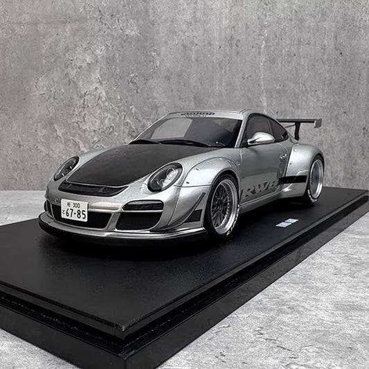 GT Spirit 1:18 for RWB ABU Silver Resin Car Model GT483 GTS