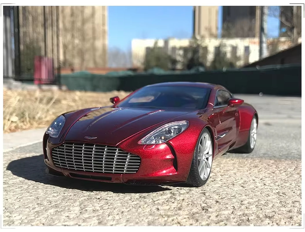 1/18 Autoart 70245 for ASTON MARTIN ONE 77 Diecast Model Car DIAVOLO Blue Gift Collection Ornament Display Metal,Plastic