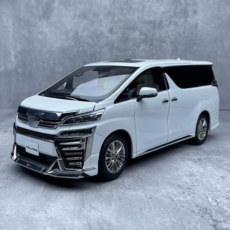 Kengfai 1:18 for Vellfire MPV Business Car Nanny Car Car Car Model Car Model Collection