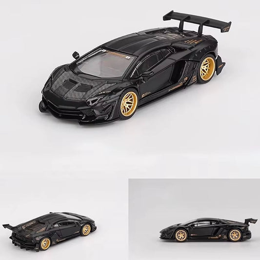 MINIGT 1:64 for Aventador Wide Body Modified Alloy Car Model # 1087