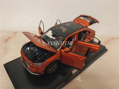 1/18 for Honda XRV XR-V SUV 2023 Metal Diecast Model Car Toys Gifts Hobby Ornaments Collection Orange Display