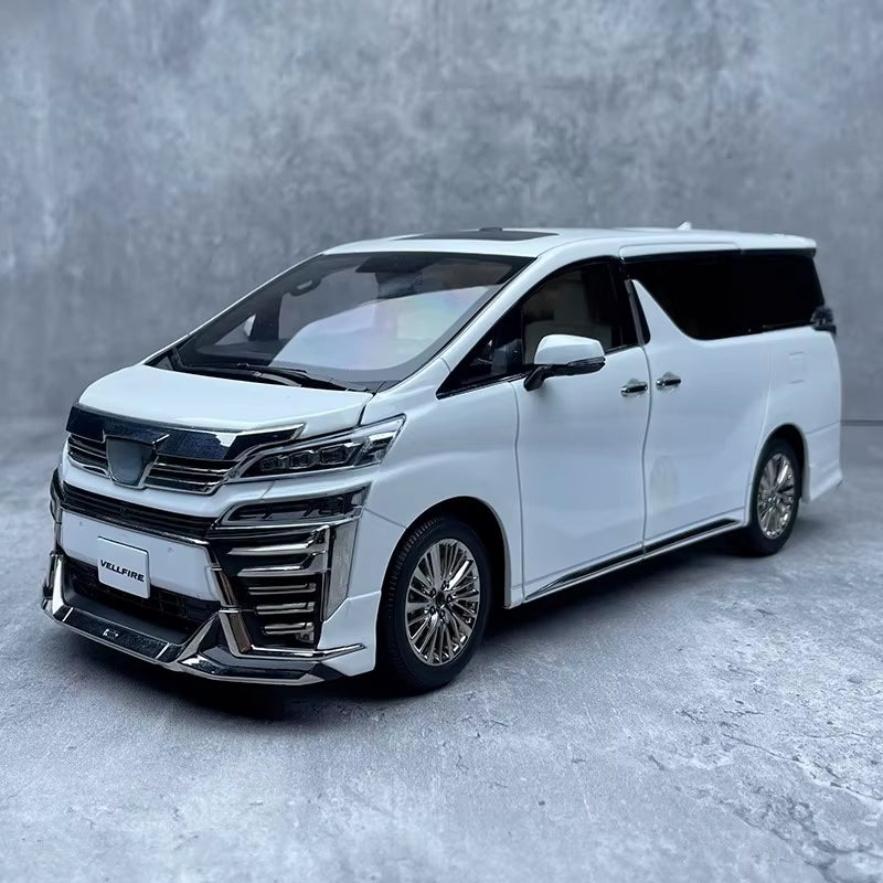 Kengfai 1:18 for Vellfire MPV Business Car Nanny Car Car Car Model Car Model Collection