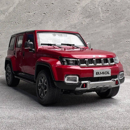 Original Beijing BJ40 Car Model 2024 New SUV Off-Road Vehicle 1:18 Alloy Car Model