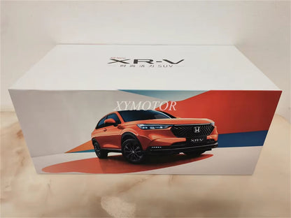 1/18 for Honda XRV XR-V SUV 2023 Metal Diecast Model Car Toys Gifts Hobby Ornaments Collection Orange Display