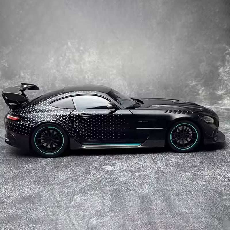 Minichamps 1:18 for GT BLACK SYSTEMS Starry Coating Alloy Car Model Simulation