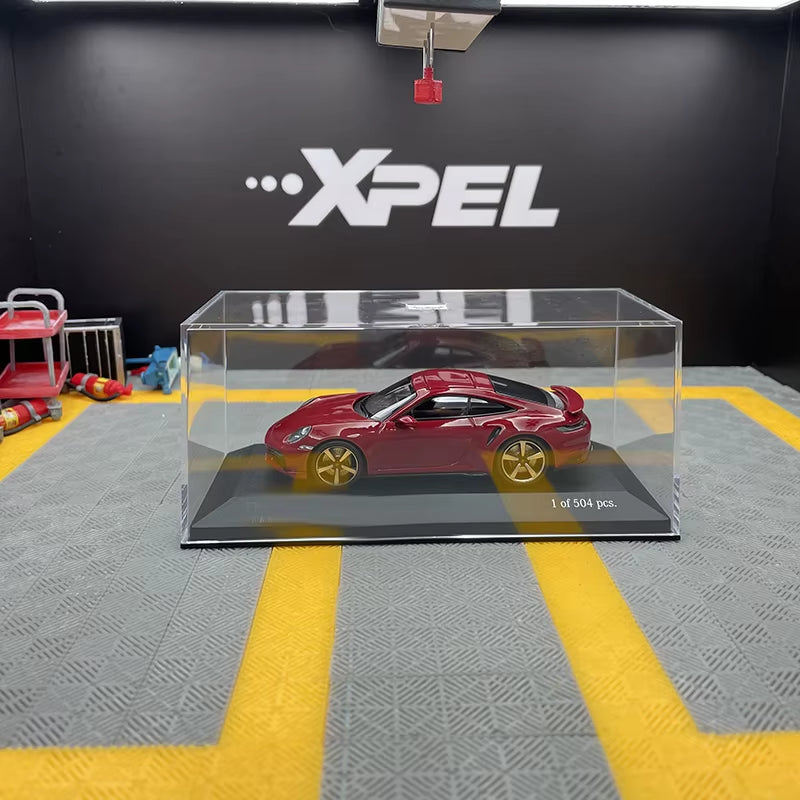 MC MINICHAMPS 1:43 TURBO S Convertible Hardtop Car Model +Small Gift