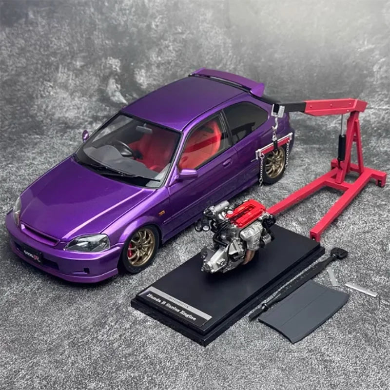 Motorhelix 1:18 MH Civictyper EK9 Simulation Alloy Car Model