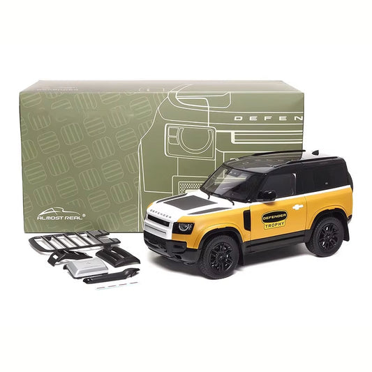 ALMOSTREAL 1:18 Defender 90 2023 Salute Edition Alloy Car Model