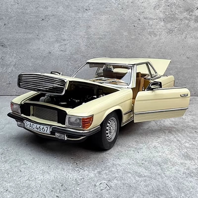 Sun Star 1:18 for 350SL Vintage Car Alloy Full Door Car Model