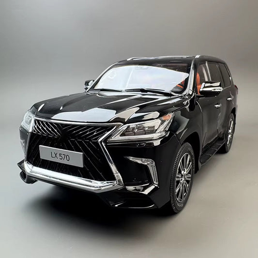 LCD 1:18 for LX570 Off-Road Vehicle SUV Alloy Car Model Gift Collection