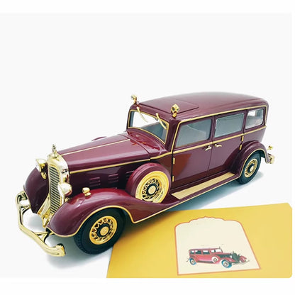 Car Model Original Factory Simulation Alloy 1:18 Puyi Dragon Car Vintage Car Collection