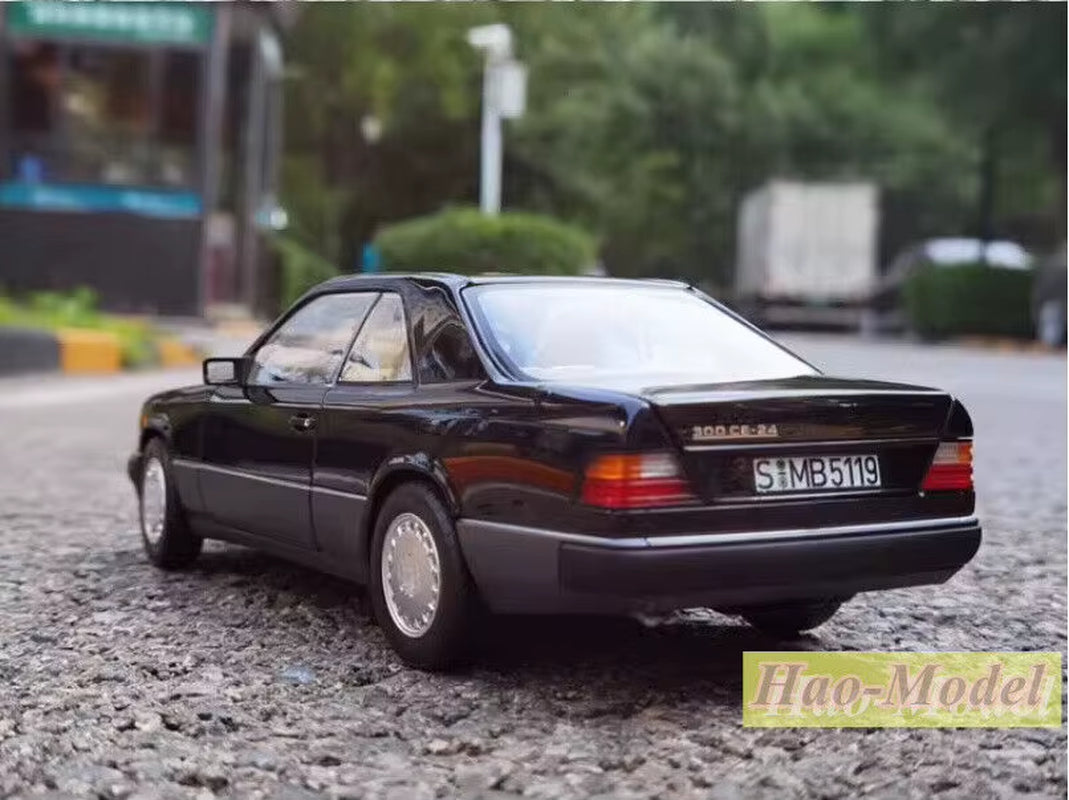 NOREV 1:18 for BENZ 300 CE Coupe W124 1990 Diecast Model Car Ornaments Toys Boys Birthday Gifts Hobby Display Collection Black