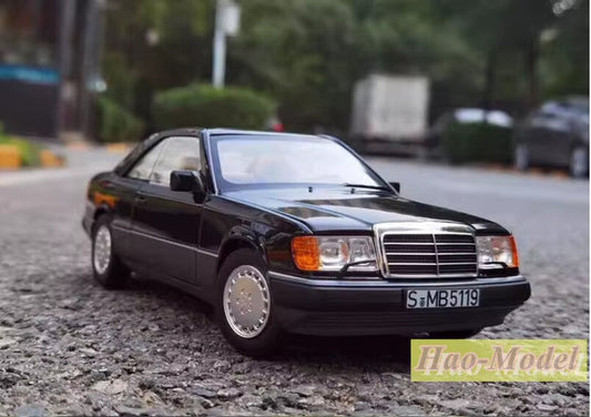 NOREV 1:18 for BENZ 300 CE Coupe W124 1990 Diecast Model Car Ornaments Toys Boys Birthday Gifts Hobby Display Collection Black