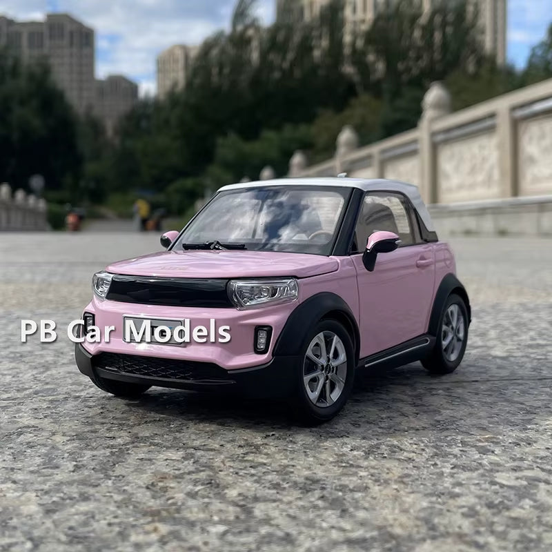 Original New Energy LITE Afcfox Electric Car Model 1:18 Alloy Car Model