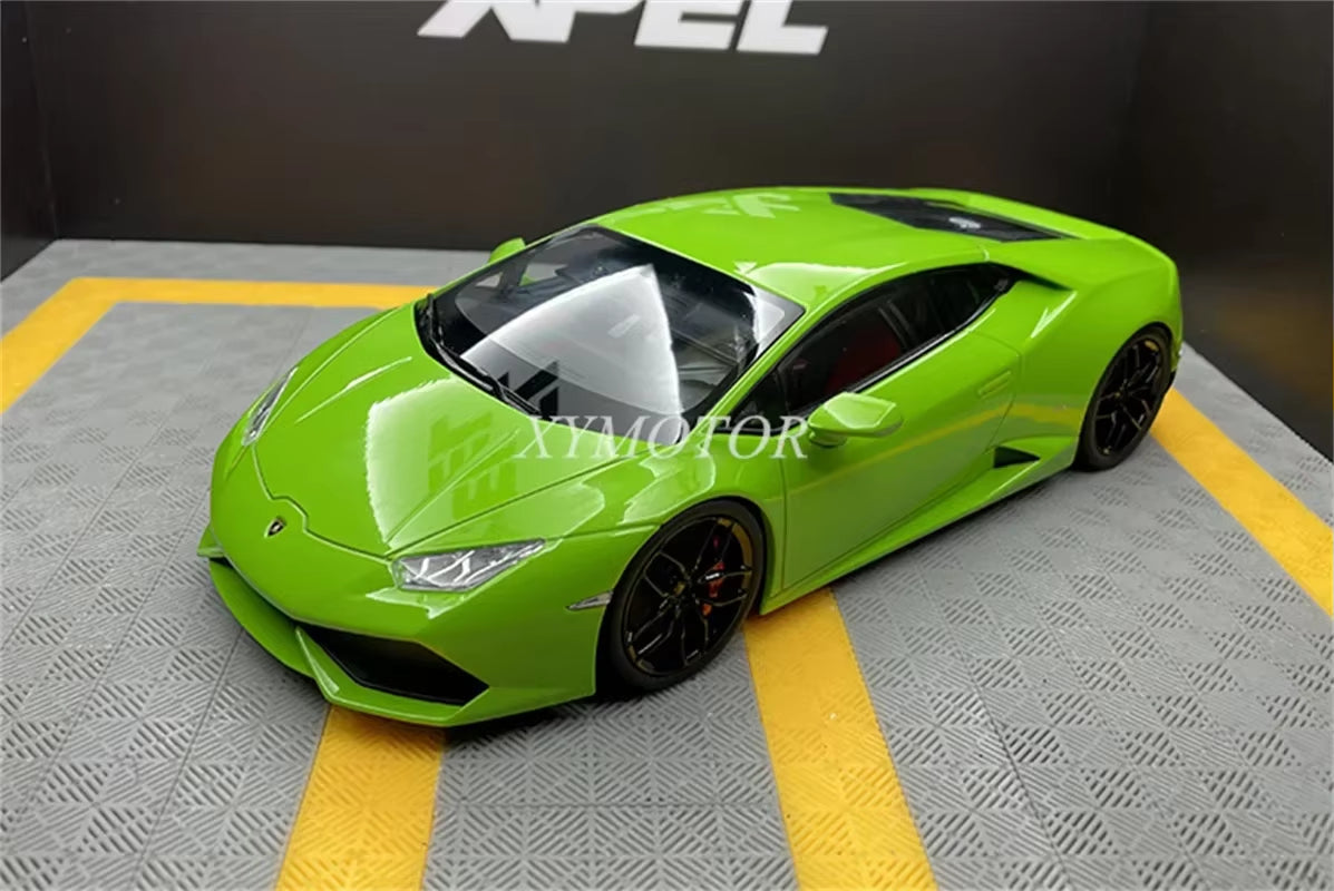 Kyosho 1:18 1:18 for Lamborghini LP610-4 Huracan Evo Diecast Model Car Green/Orange/White Toys Gigts Hobby Ornaments Collection