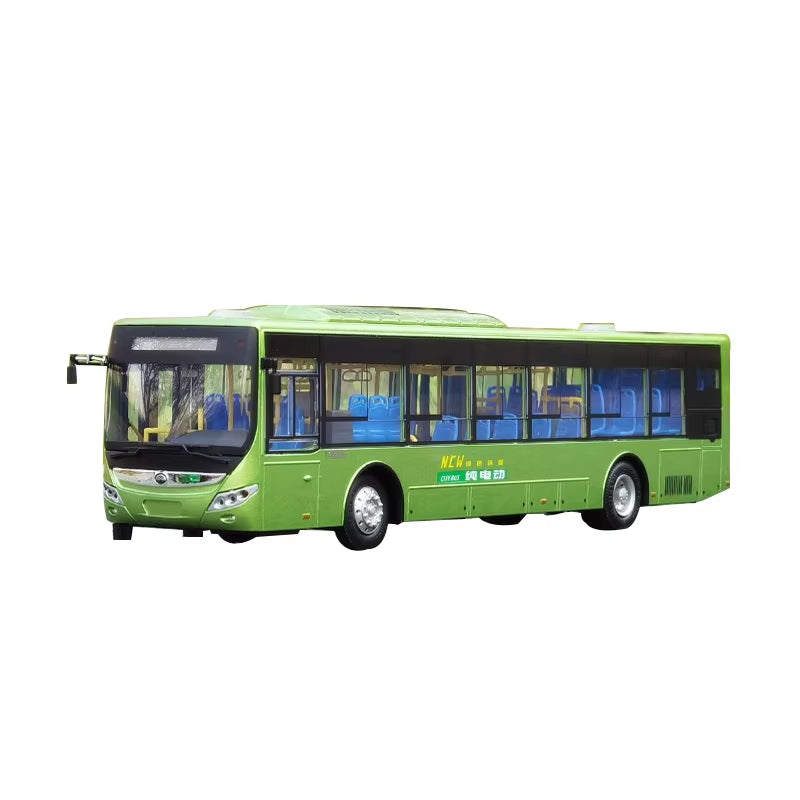 Original 1:42 Yutong Bus Bus Pure Electric E12 Bus Car Model Alloy Car Model