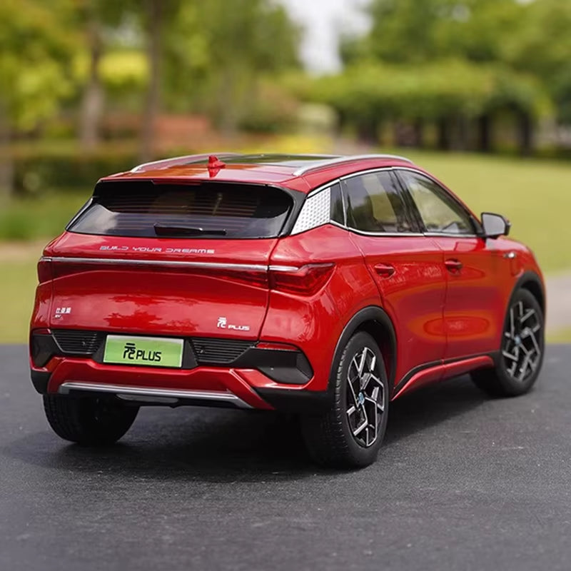 1: 18 Original Factory Yuan plus Model Off-Road Vehicle Small SUV Alloy Simulation Car Model