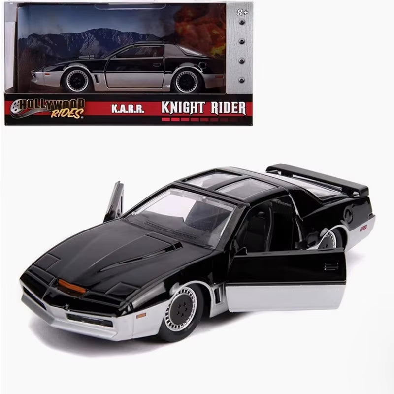 JADA Diecast Alloy 1/32 Knight Rider KITT/KARR 1982 Pontiac Firebird Sports Car Model Static Collection Holiday Gifts Toys