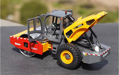 For SANY 1/35 SSR260 Single Drum Roller Metal Diecast Model Car Truck Kids Toys Girls Collection Ornaments Display