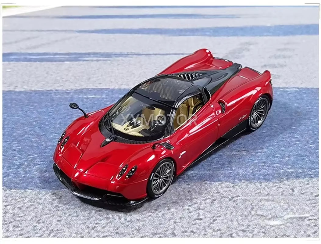 Almost Real 1:43 for Pagani Huayra Roadster Supercar Car Diecast Model Car Gifts Collection Display Ornaments Metal Plastic