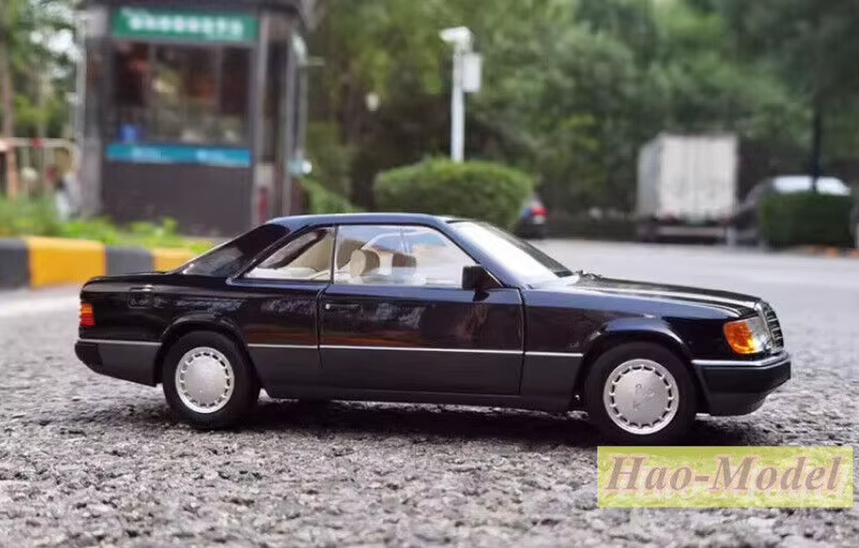NOREV 1:18 for BENZ 300 CE Coupe W124 1990 Diecast Model Car Ornaments Toys Boys Birthday Gifts Hobby Display Collection Black