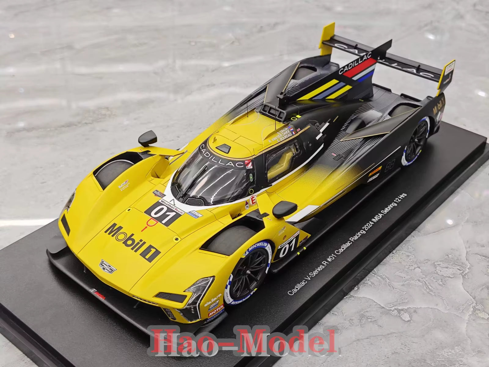 For Cadillac Topspeed 1/18 for Cadillac V-Series.R #01 2024 Le Mans Resin Diecast Model Car Gifts
