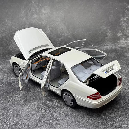 NOREV 1:18 for W220 S600 Butterfly Run Alloy Fully Open Car Model