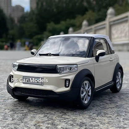 Original New Energy LITE Afcfox Electric Car Model 1:18 Alloy Car Model