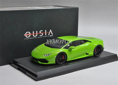 Kyosho 1:18 1:18 for Lamborghini LP610-4 Huracan Evo Diecast Model Car Green/Orange/White Toys Gigts Hobby Ornaments Collection
