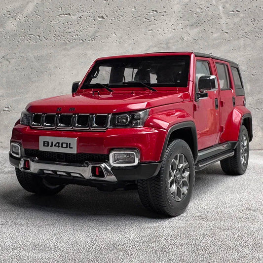 Original Beijing BJ40 Car Model 2024 New SUV Off-Road Vehicle 1:18 Alloy Car Model