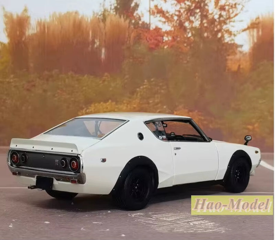 Kyosho 1:18 for Skyline 2000GT-R (KPGC110) Alloy Metal Diecast Car Model Ornaments Boys Birthday Gifts Hobby Display Collection