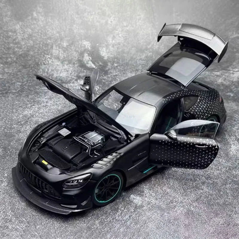 Minichamps 1:18 for GT BLACK SYSTEMS Starry Coating Alloy Car Model Simulation