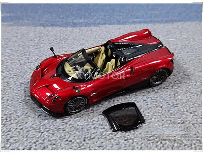 Almost Real 1:43 for Pagani Huayra Roadster Supercar Car Diecast Model Car Gifts Collection Display Ornaments Metal Plastic