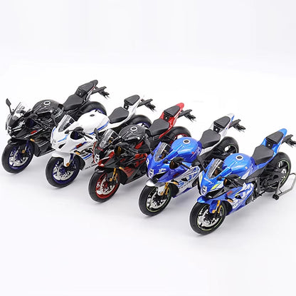GSX R1000 Motorcycle LCD Factory 1:12 Simulation Alloy Car Model Collection