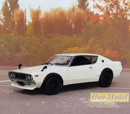 Kyosho 1:18 for Skyline 2000GT-R (KPGC110) Alloy Metal Diecast Car Model Ornaments Boys Birthday Gifts Hobby Display Collection