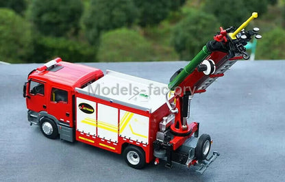 New 1:43 for JIEDA MAN EMERGENCY Fire Rescue Major Diecast Model Car Truck Toys Gifts Display Ornaments Metal,Plastic,Rubber
