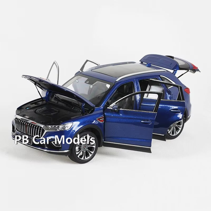 1: 18 Original Hongqi HS5 Off-Road SUV Alloy Simulation Car Model Collection Gift Ornaments