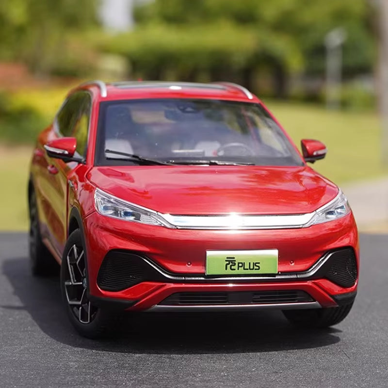 1: 18 Original Factory Yuan plus Model Off-Road Vehicle Small SUV Alloy Simulation Car Model