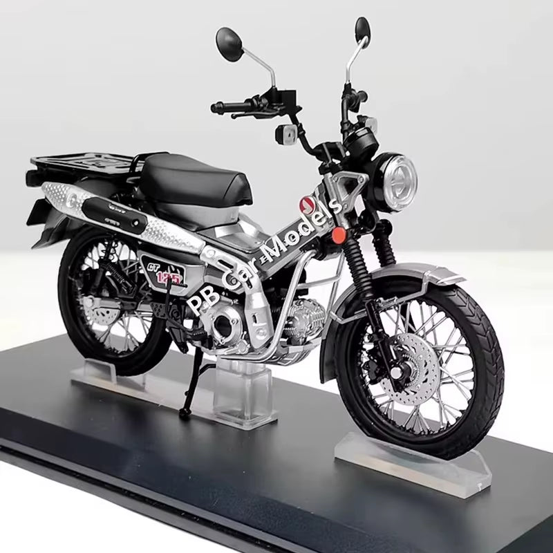 Qingdao Society 1/12 CT125 Juvenile Animal Motorcycle Simulation Alloy Motorcycle Model Decoration Birthday Gift