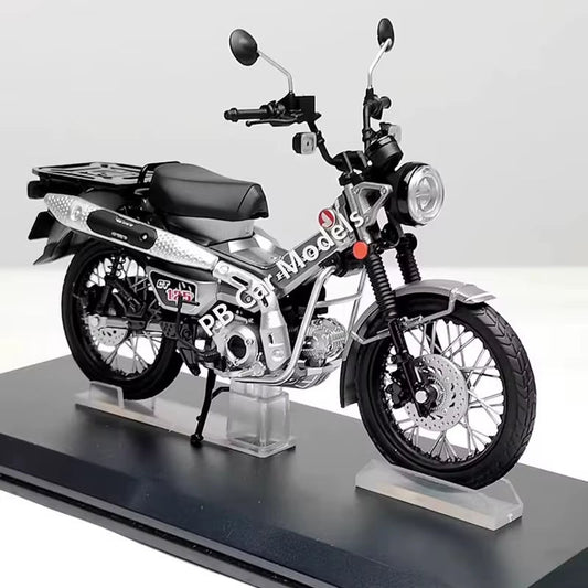 Qingdao Society 1/12 CT125 Juvenile Animal Motorcycle Simulation Alloy Motorcycle Model Decoration Birthday Gift