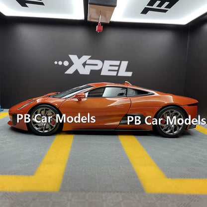 Almost Real 1:18 Jaguar C-X75 2010 CX75 Movie 007 Alloy Car Model Sports Car Collection
