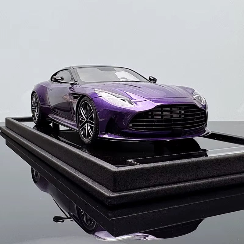 MOTOHEILX 1/18 DB12 Coupe Resin Simulation Car Model Collection Sealed Model, Cannot Open the Door