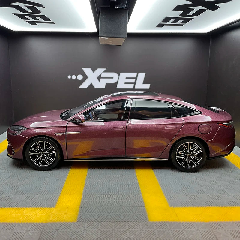 Domestic Original 1:18 Seal Dm-I Car Model EV Electric Vehicle New Energy Alloy Car Model