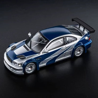 DCM 1:64 for M3 E46 GTR Need for Speed Coating Alloy Car Model Collection