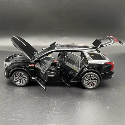 1: 24 Hongqi E-HS9 Simulated Alloy Car Model for Children and Boys Toy Car Model Collection Gift Fine Edition