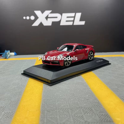 MC MINICHAMPS 1:43 TURBO S Convertible Hardtop Car Model +Small Gift